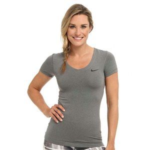 Nike Pro V-Neck Dri Fit Women's Short Sleeve Tshirt - Brand new with tags